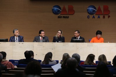 Presidente do TRE-SP, des. Paulo Galizia, durante a abertura do Congresso Paulista de Direito El...