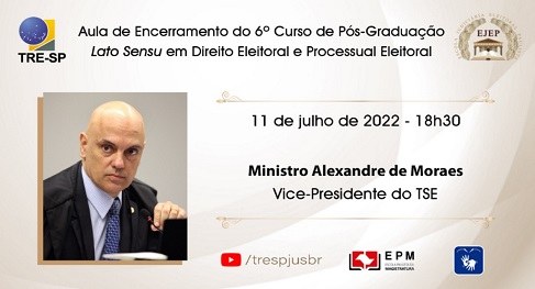 Ao receber homenagem no TRE-SP, Alexandre de Moraes relembra combate à  desinformação nas Eleições de 2022 — Tribunal Superior Eleitoral