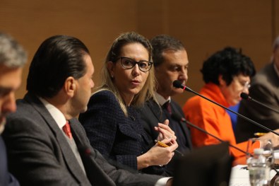 Presidente do TRE-SP, des. Paulo Galizia, durante a abertura do Congresso Paulista de Direito El...